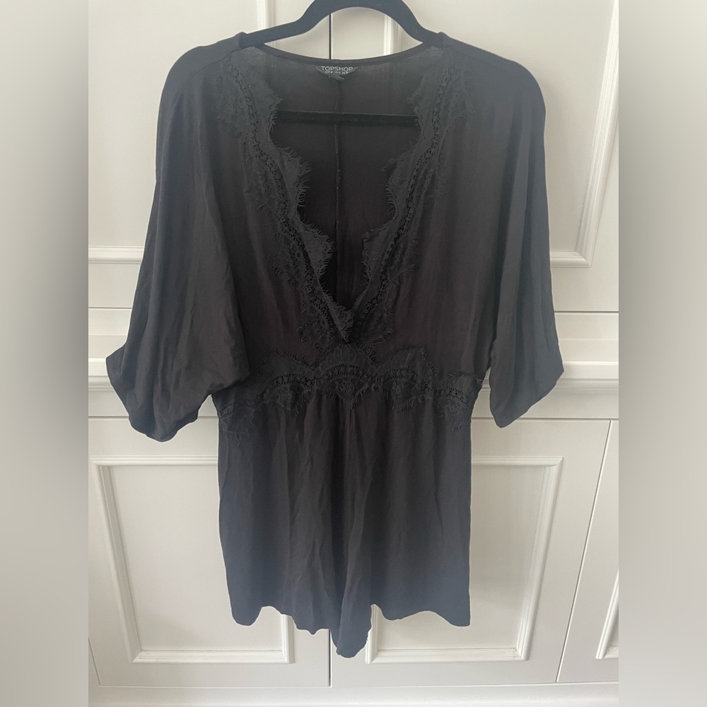 TopShop Romper Black Size 6
